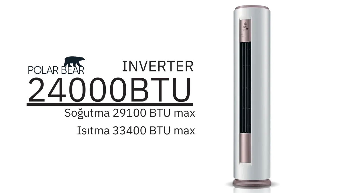 Rota Polar Bear Salon Tipi Inverter Klima 24.000 BTU – Antalya Önder Teknik