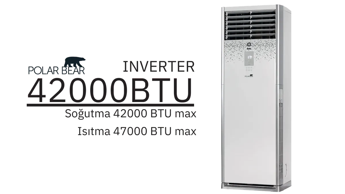 Rota Polar Bear Salon Tipi Inverter Klima 42.000 BTU – Antalya Önder Teknik
