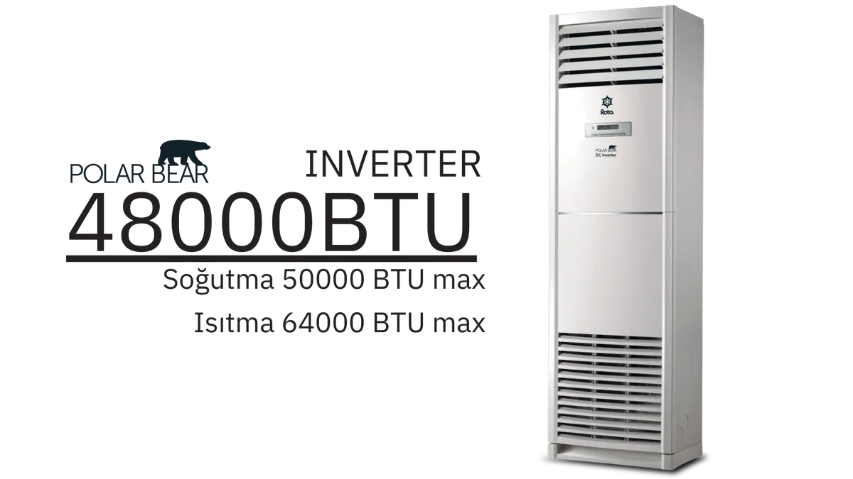 Rota Polar Bear Salon Tipi Inverter Klima 48.000 BTU – Antalya Önder Teknik