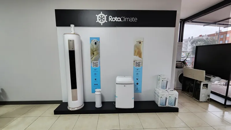 Showroom: Rota Polar Bear salon tipi ve Panda portatif klima